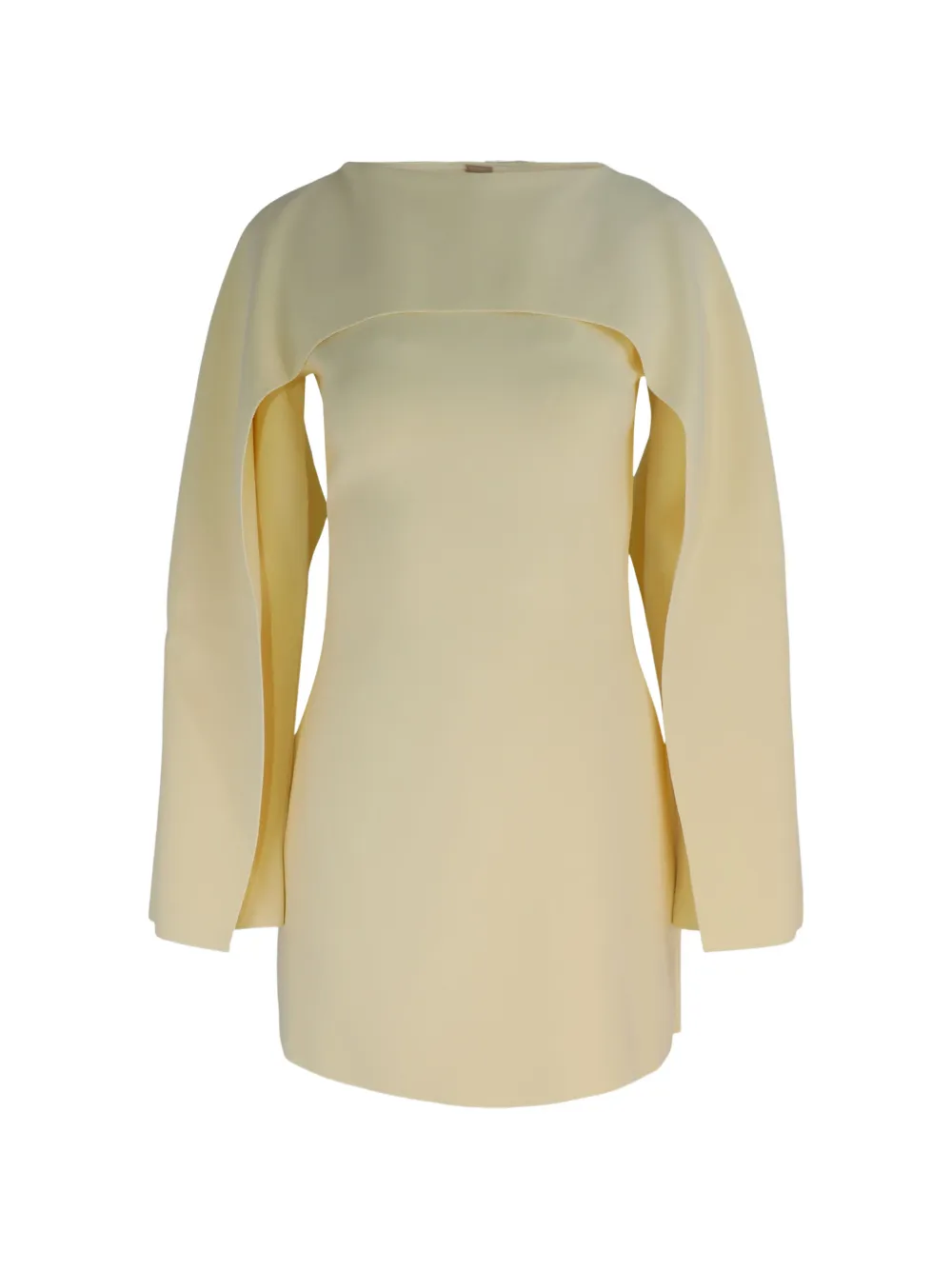 Cult Gaia Almina cape-sleeve mini dress - Giallo