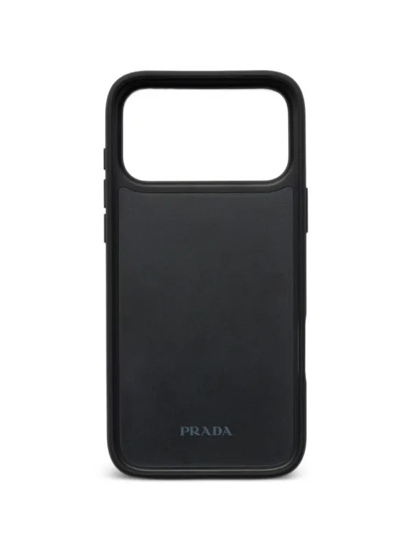 限定価格　PRADA サフィアーノレザー iPhone 17用ケース Prada サフィアーノレザー iPhone 17 Pro Max ケース | ブルー