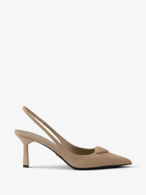 Prada slingback-pumps i mocka