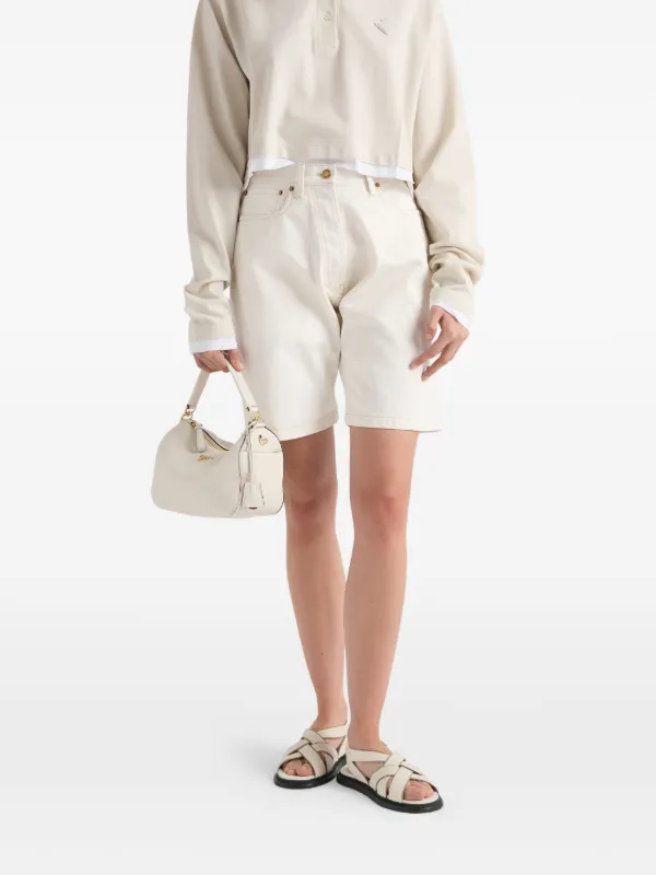 Prada レザーサンダル | ニュートラル | FARFETCH JP