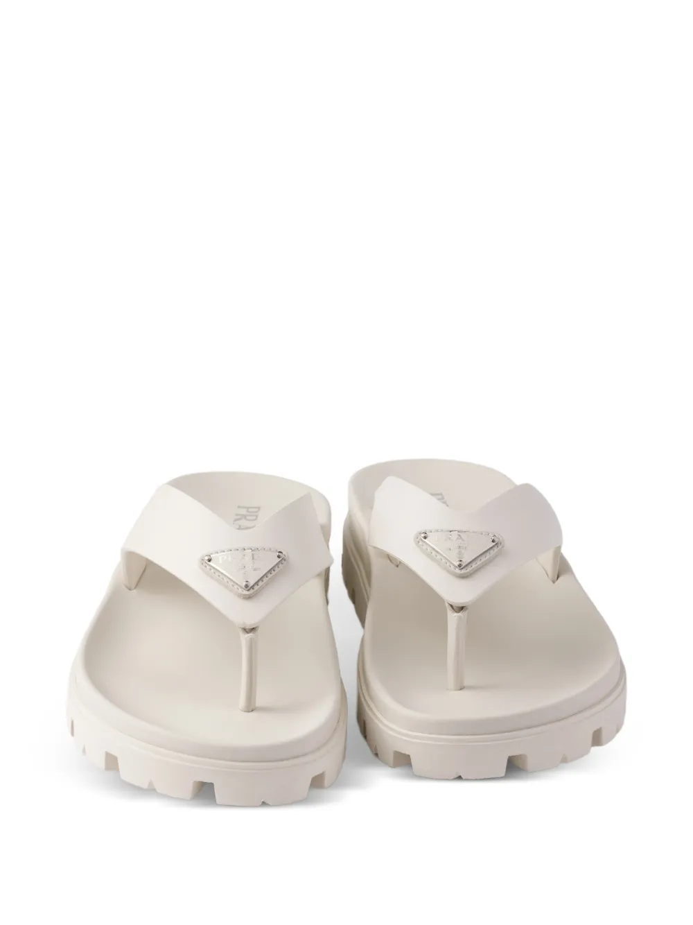 Prada Rubberen sandalen Wit