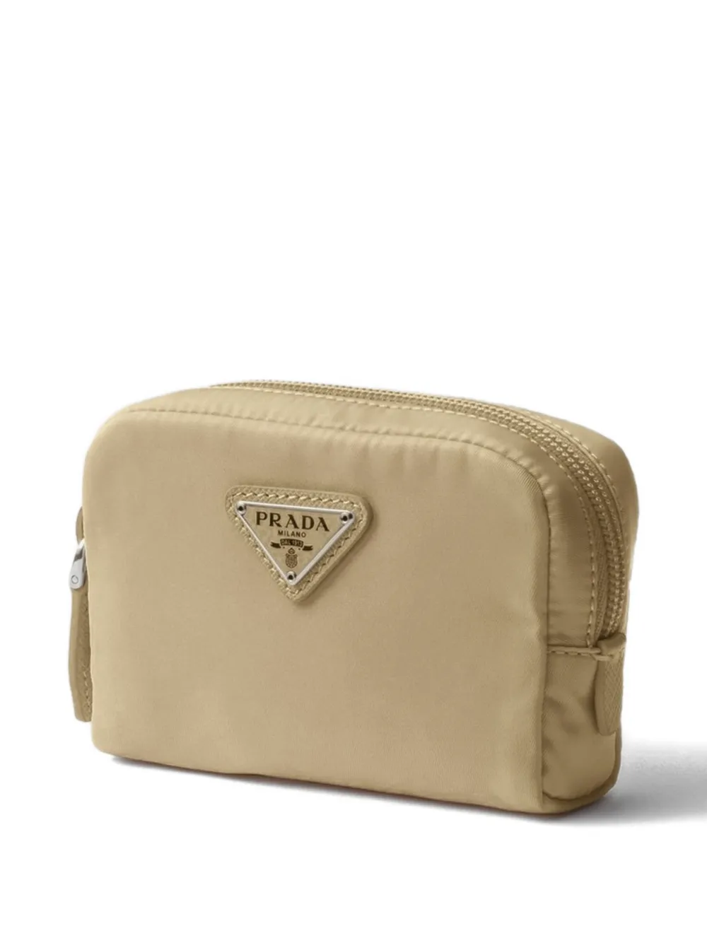 Prada Micro Re-nylon Pouch In Neutral