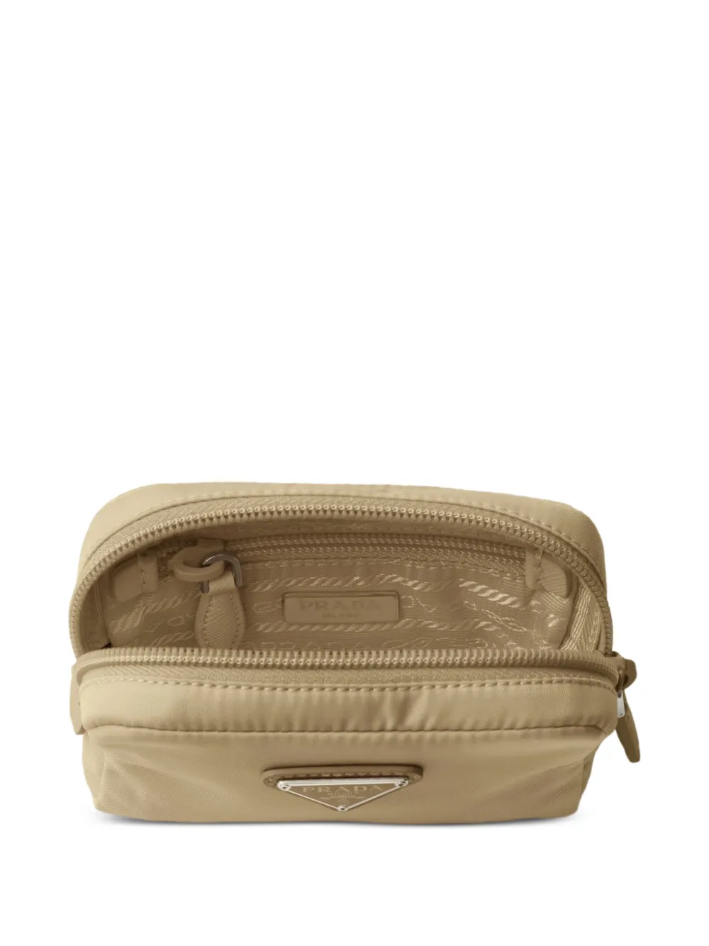 Prada Micro Re-Nylon zakje Beige
