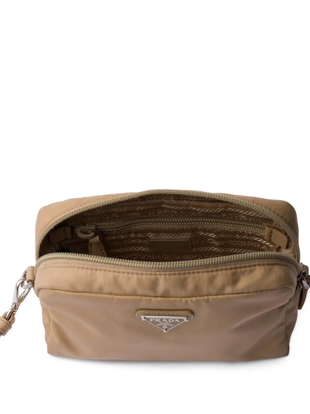Prada Re-Nylon kleine buidel Beige
