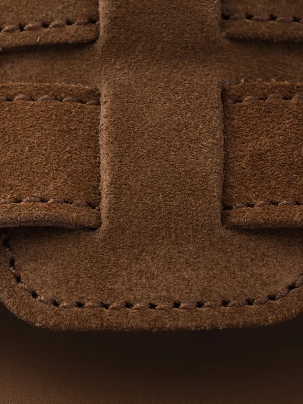 Prada high-heeled suede platform sandals Bruin