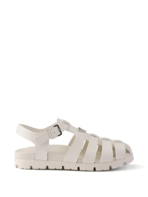 Prada ラバーサンダル | ホワイト | FARFETCH JP