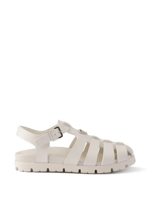 Prada rubber fisherman sandals