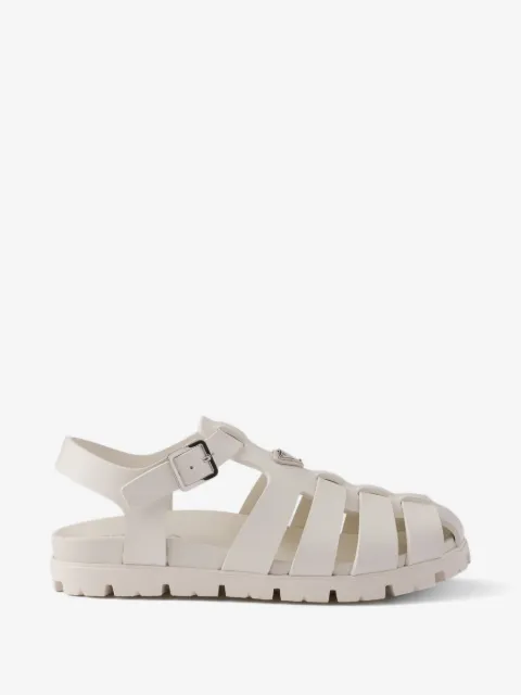 Prada rubber fisherman sandals