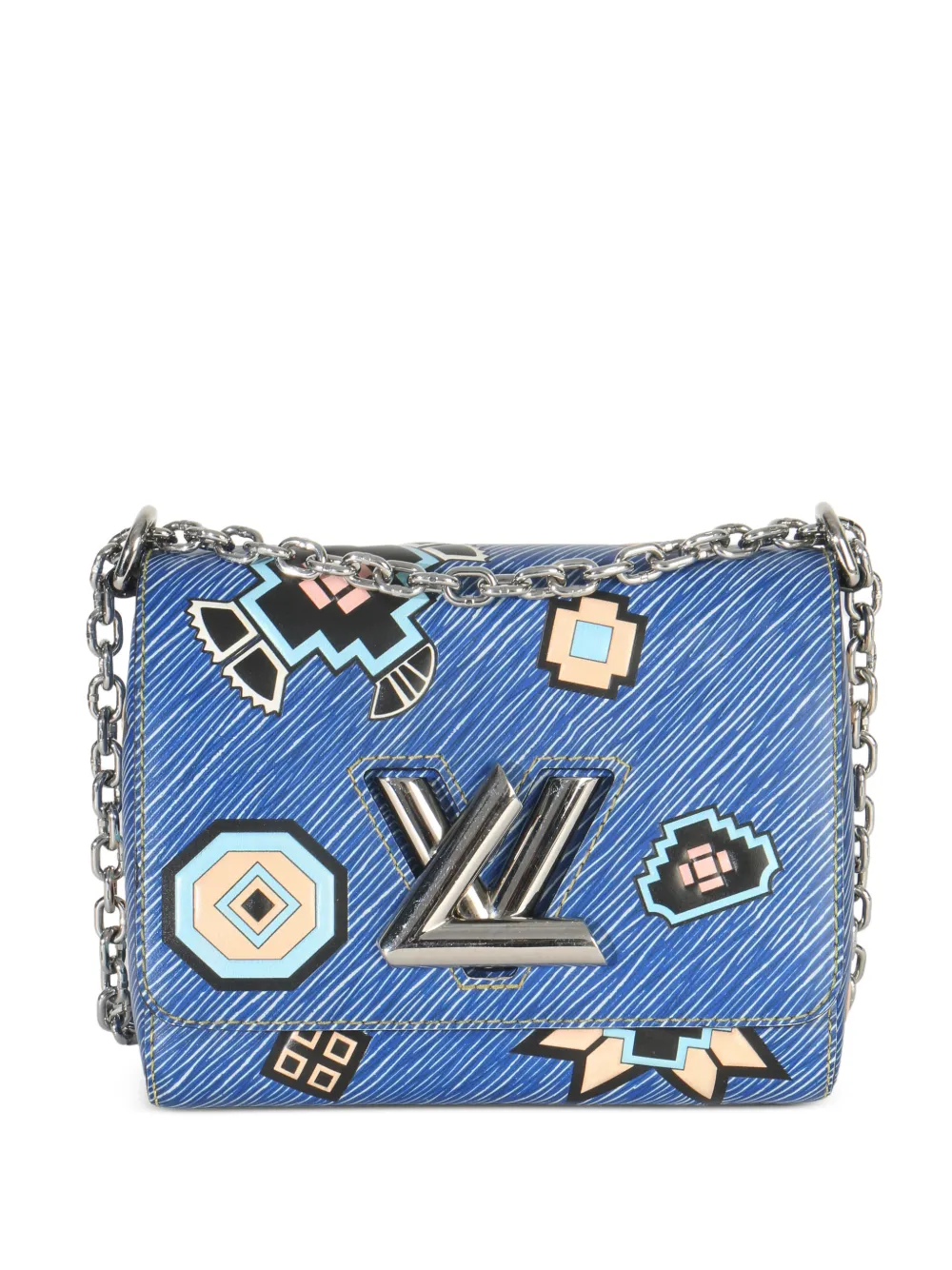Louis Vuitton Pre-Owned 2015 Aztec Epi Twist shoulder bag - Blu