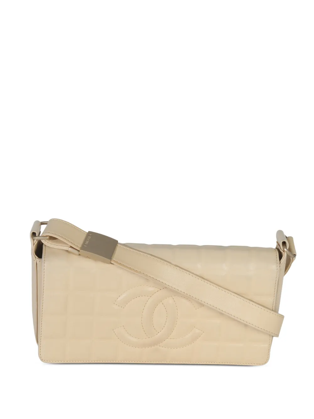 CHANEL Pre-Owned 2002-2003 Chocolate Bar quilted cross body bag - Toni neutri