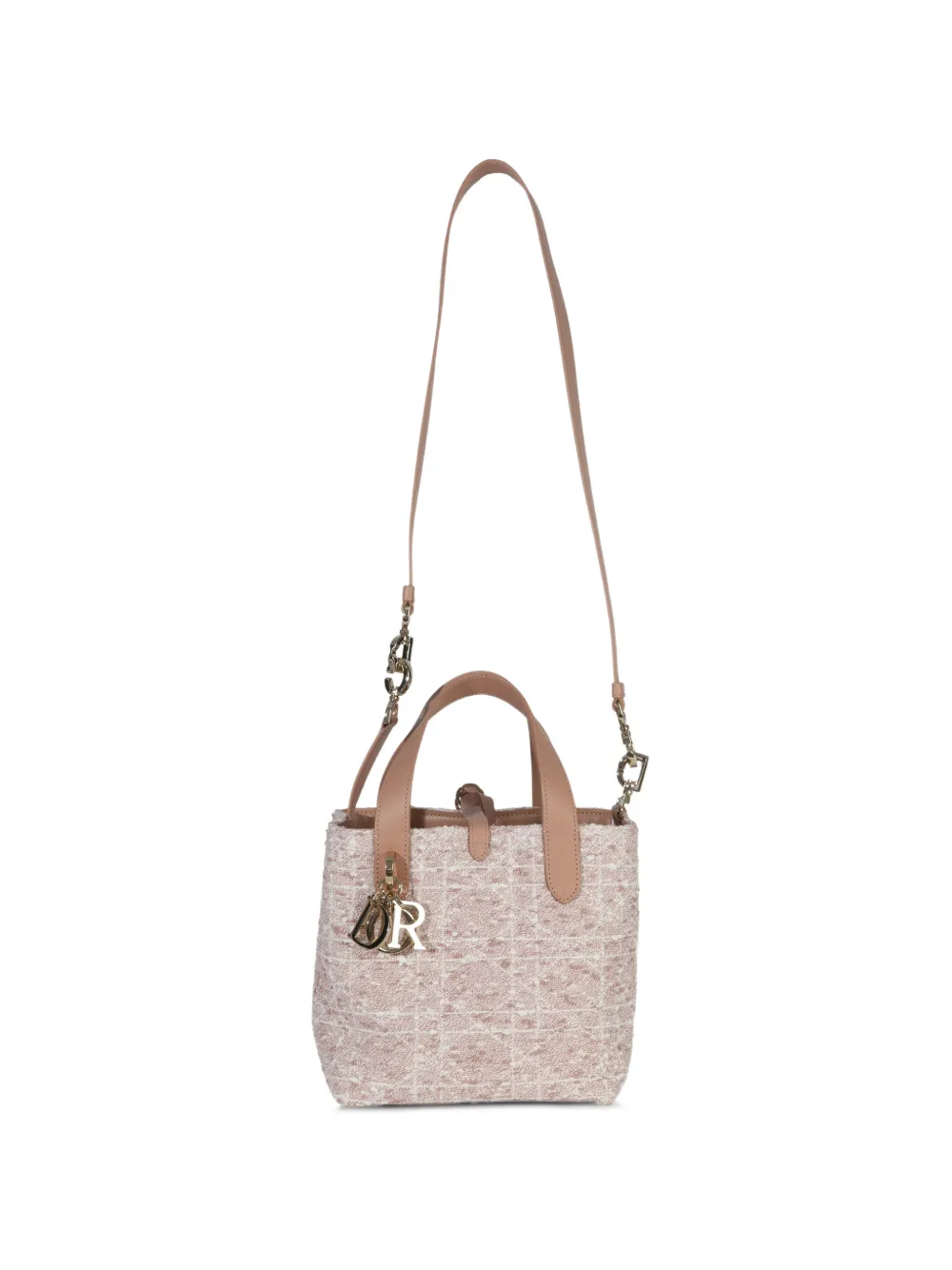 Christian Dior Pre-Owned 2025 small Toujours tweed tote bag - Rosa