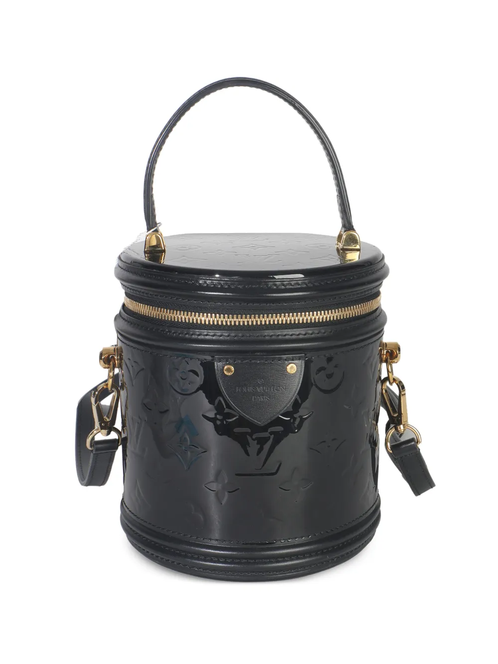 Louis Vuitton Pre-Owned Borsa a mano Vernis Cannes con monogramma 2021-2025 - Nero