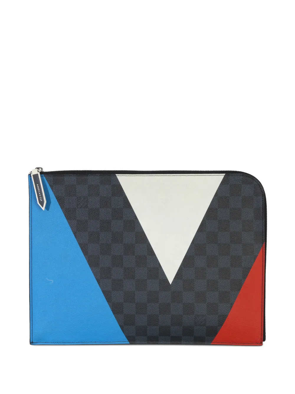 Louis Vuitton Pre-Owned 2016 Damier Cobalt America's Cup clutch bag - Schwarz