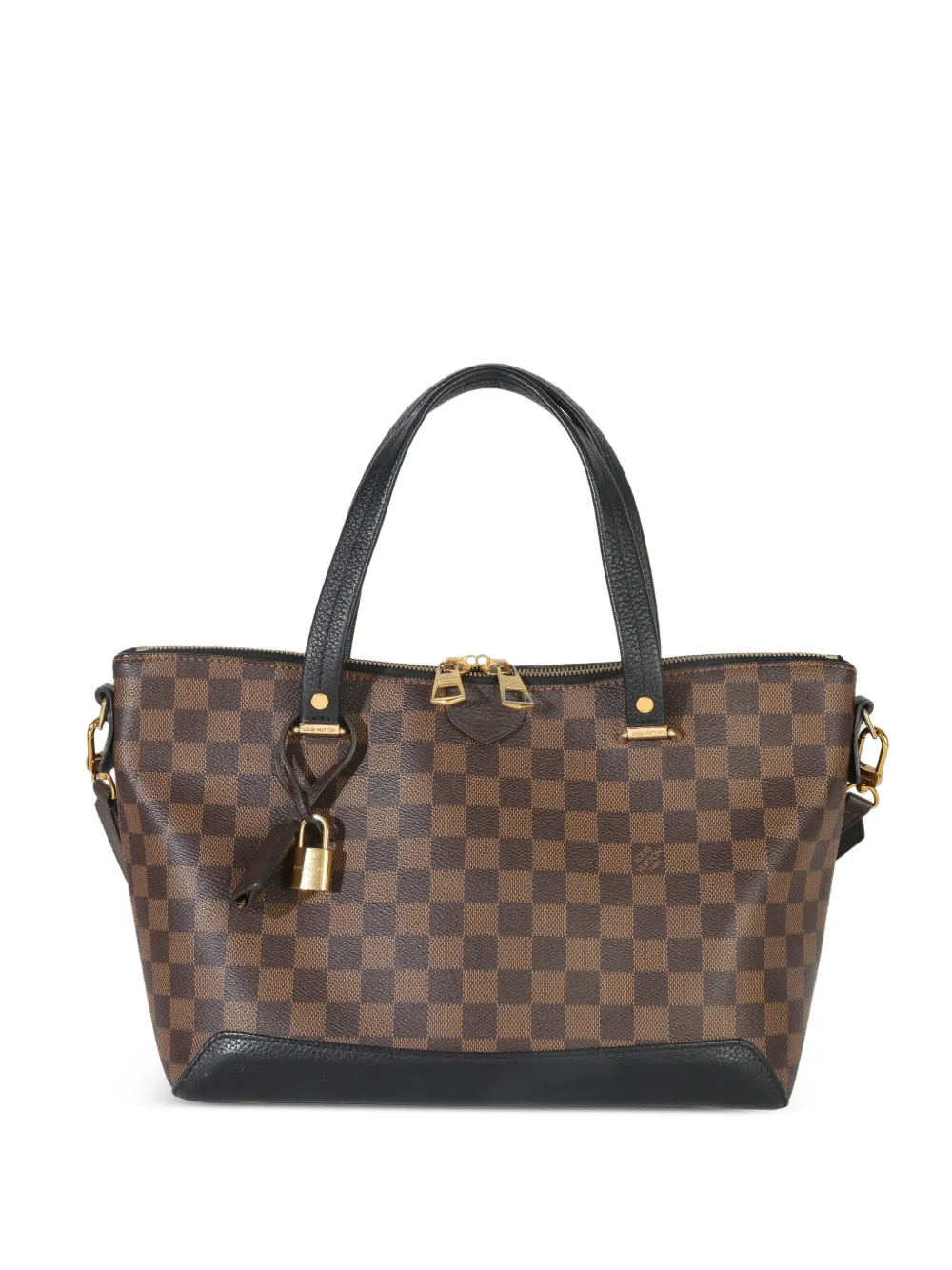 Louis Vuitton Pre-Owned Borsa tote Hyde Park in tela Ebene 2016 - Marrone