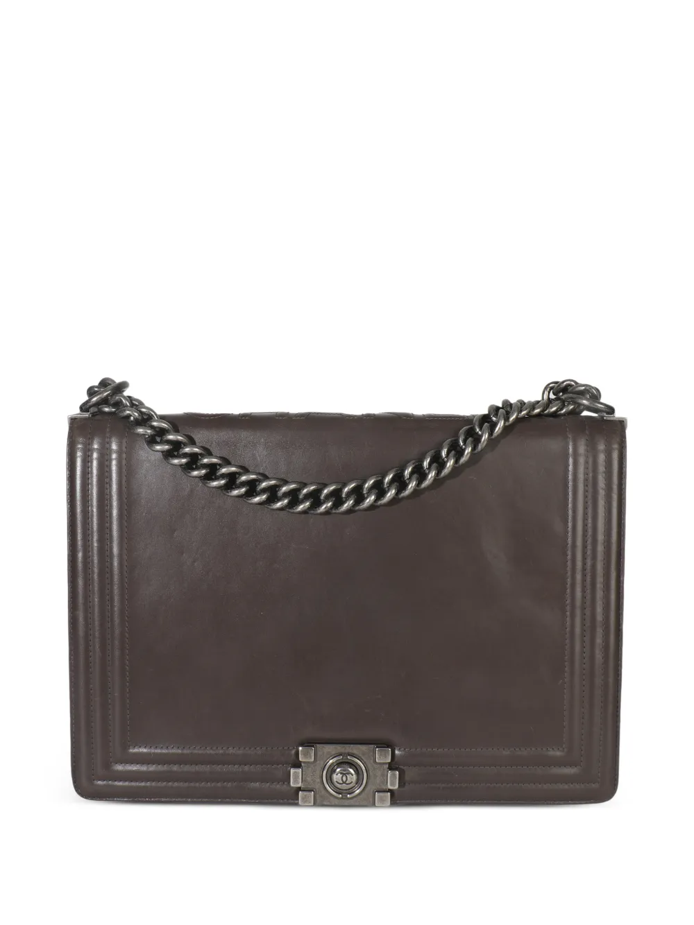 CHANEL Pre-Owned 2011-2012 Reverso Boy shoulder bag - Grigio