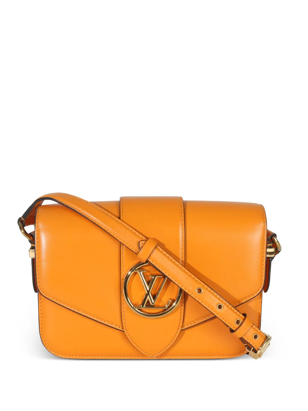 Louis Vuitton Pre-Owned LV Pont 9 calfskin shoulder bag - Arancione