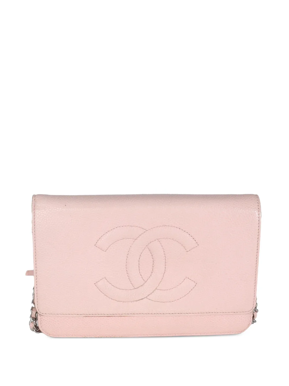 CHANEL Pre-Owned 2012 Timeless CC chain-strap leather bag - Rosa