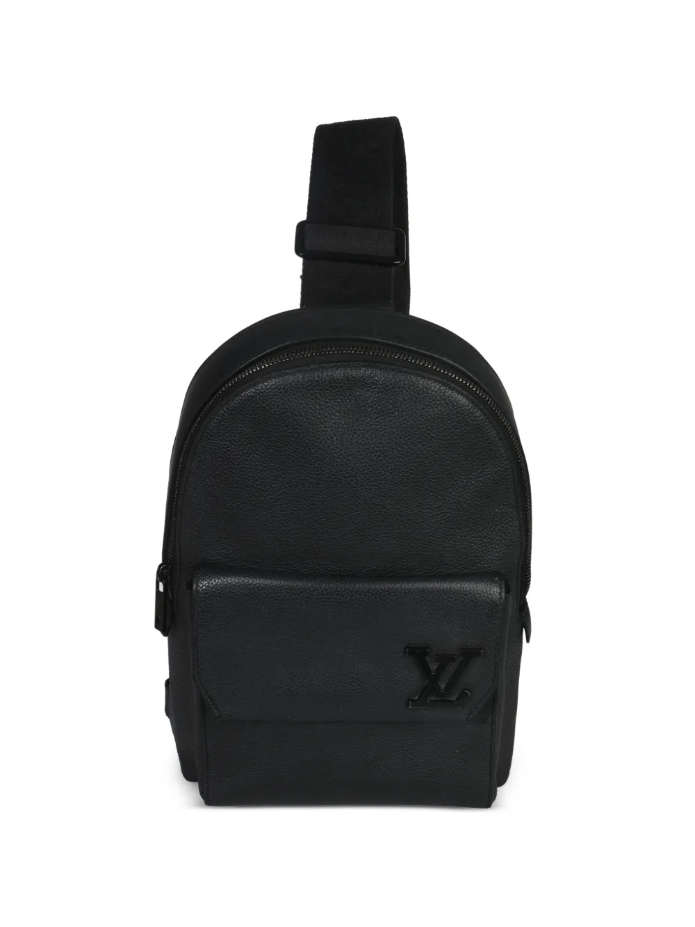 Louis Vuitton Pre-Owned 2021-2024 Aerogram Pilot leather sling bag - Nero