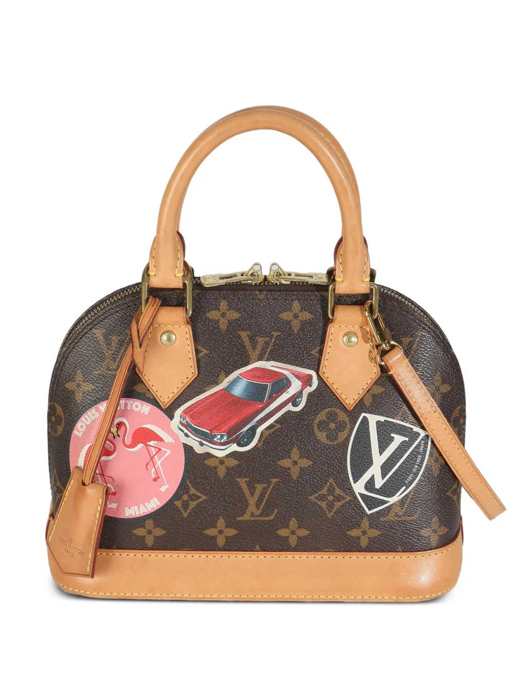 Louis Vuitton Pre-Owned 2016 Monogram World Tour Alma BB handbag - Marrone