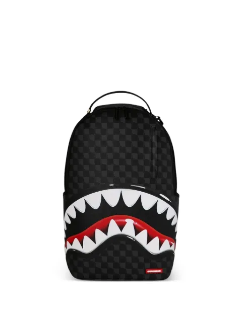 Sprayground 체커보드 샤크 프린트 책가방