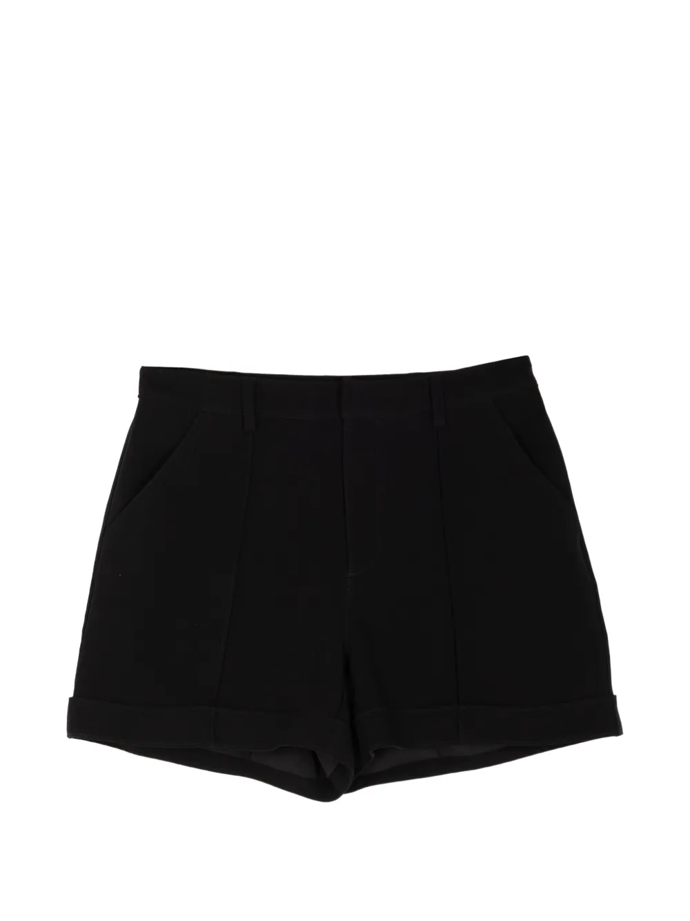 Cinq A Sept Mindy turned-up shorts - Black