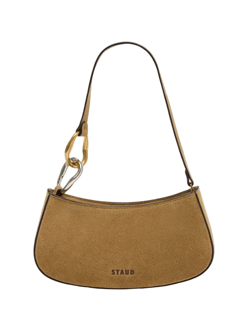 STAUD Ollie ring-detail shoulder bag - Toni neutri