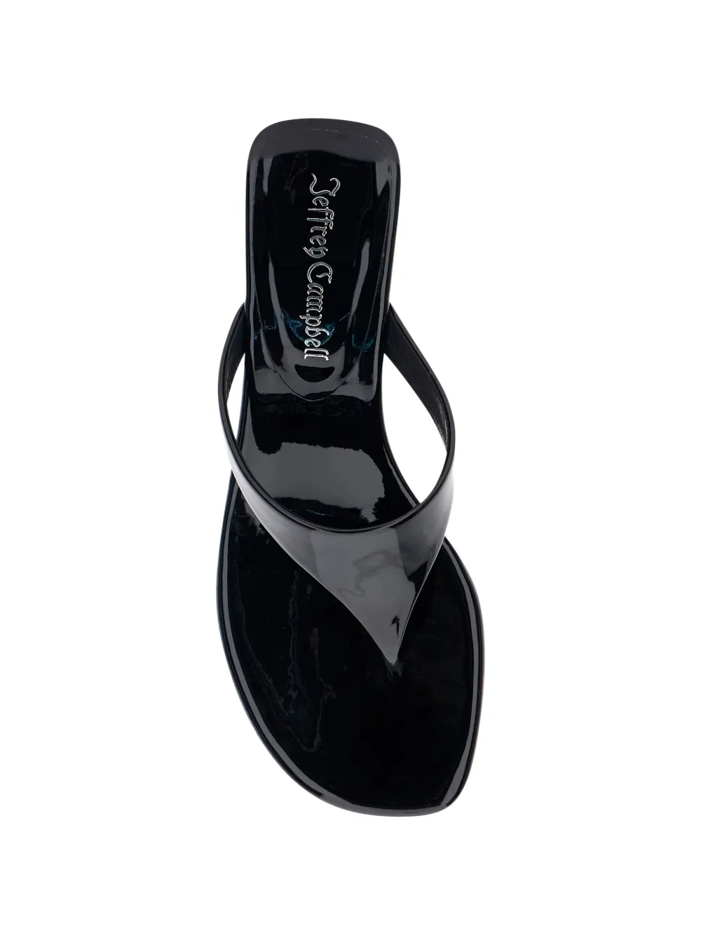 Jeffrey Campbell Medellin architectural-heel sandals Zwart