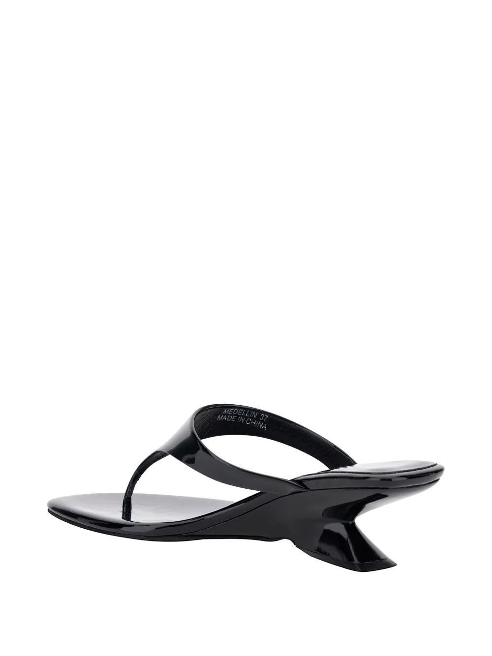 Jeffrey Campbell Medellin architectural-heel sandals Zwart