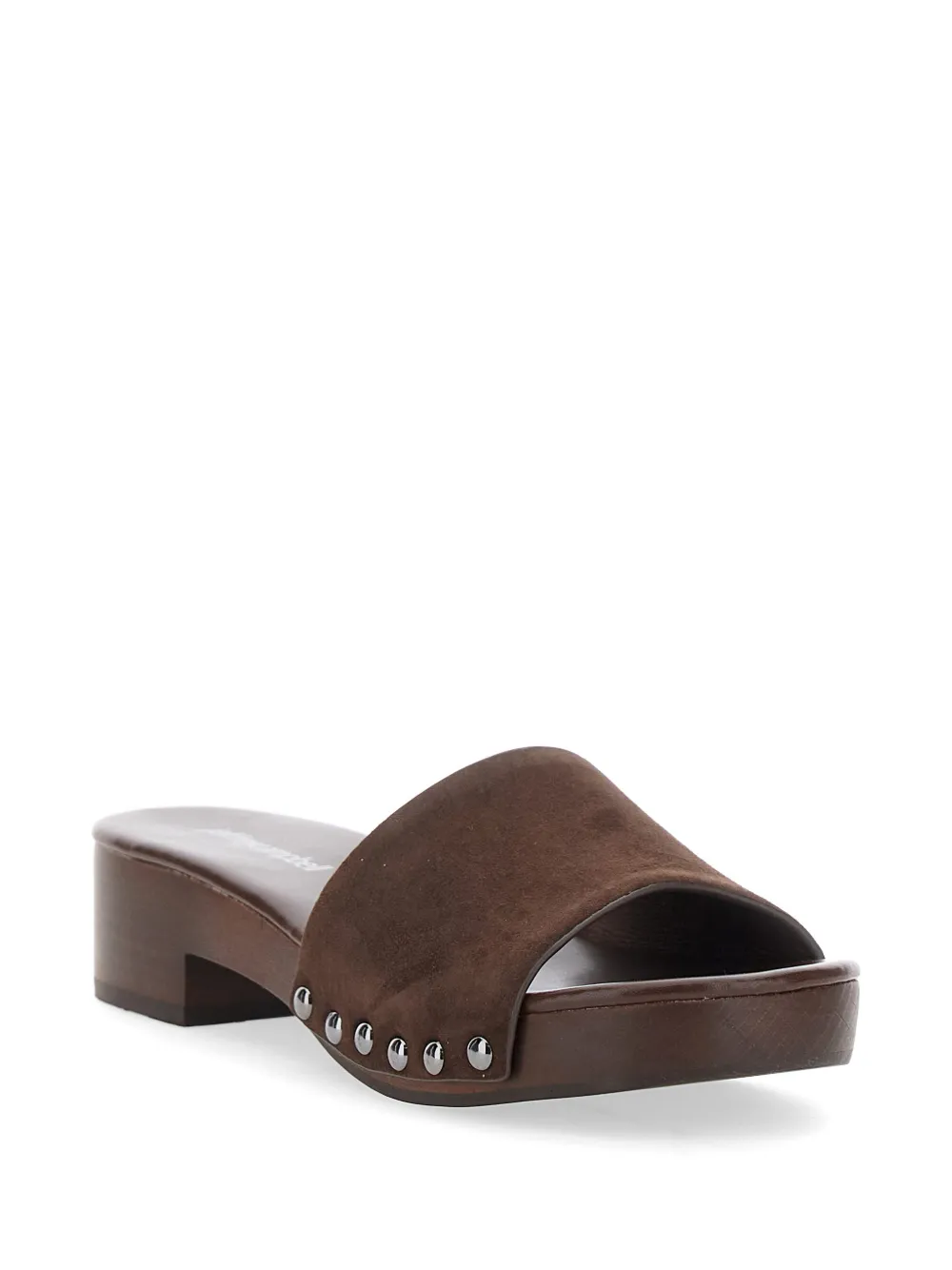 Jeffrey Campbell Cambrie stud-embellished suede sandals Bruin