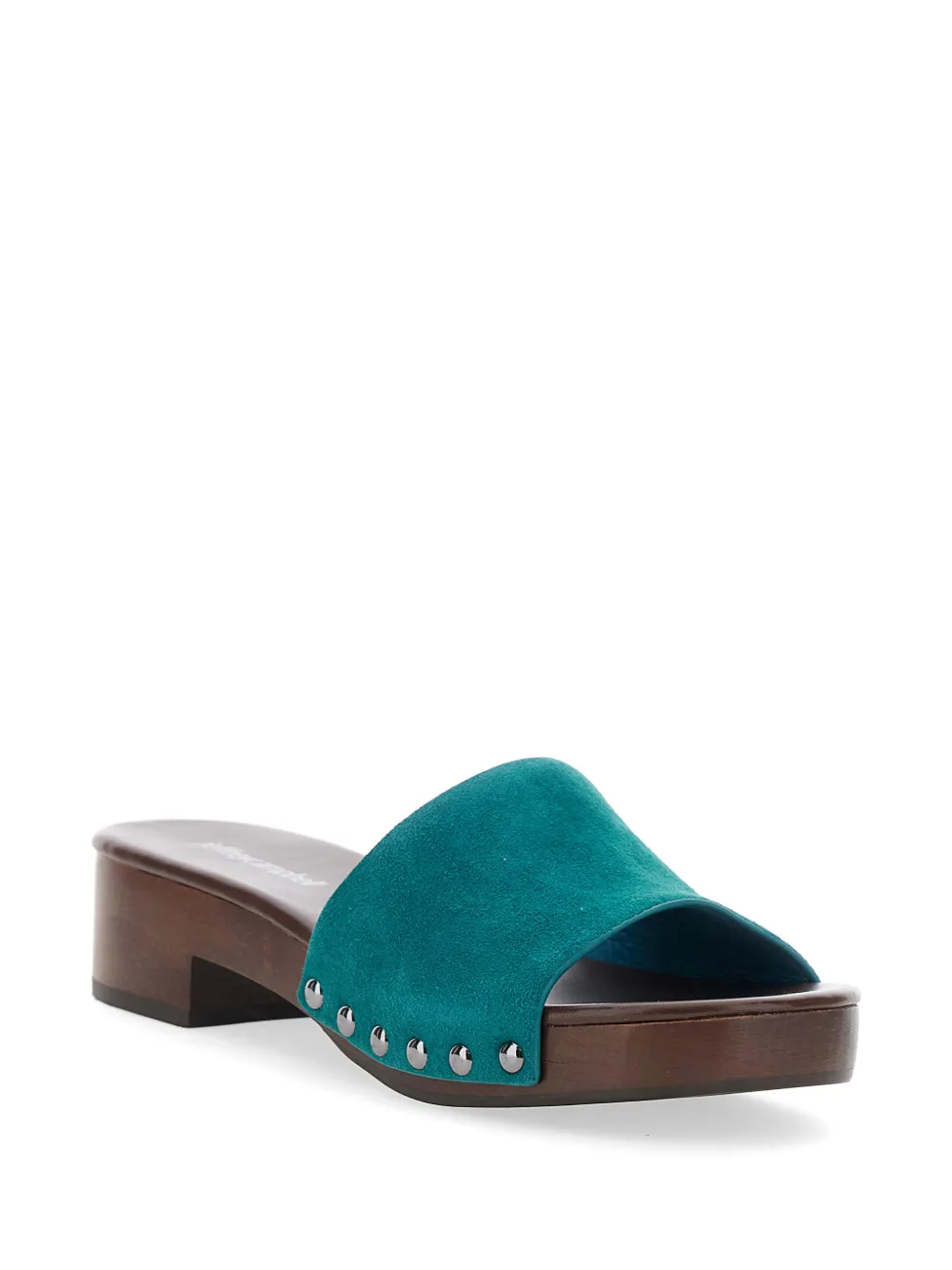 Jeffrey Campbell Cambrie stud-embellished suede sandals Blauw