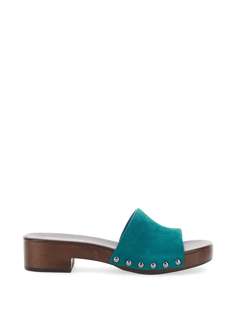 Jeffrey Campbell Cambrie stud-embellished suede sandals Blauw