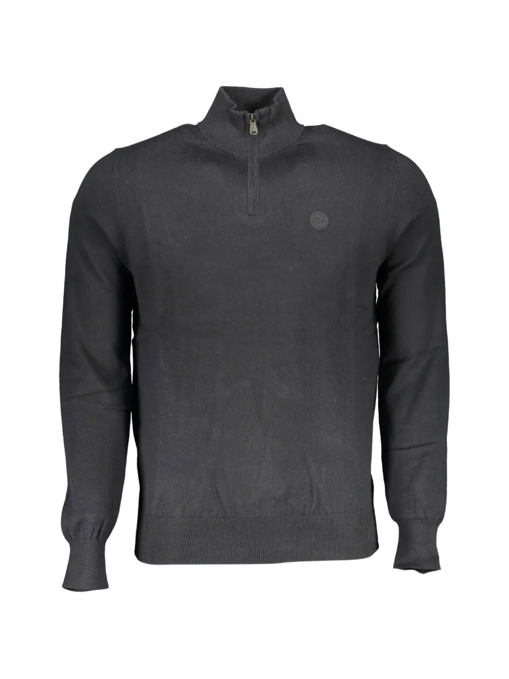 North Sails half-zip mock-neck sweater - Nero