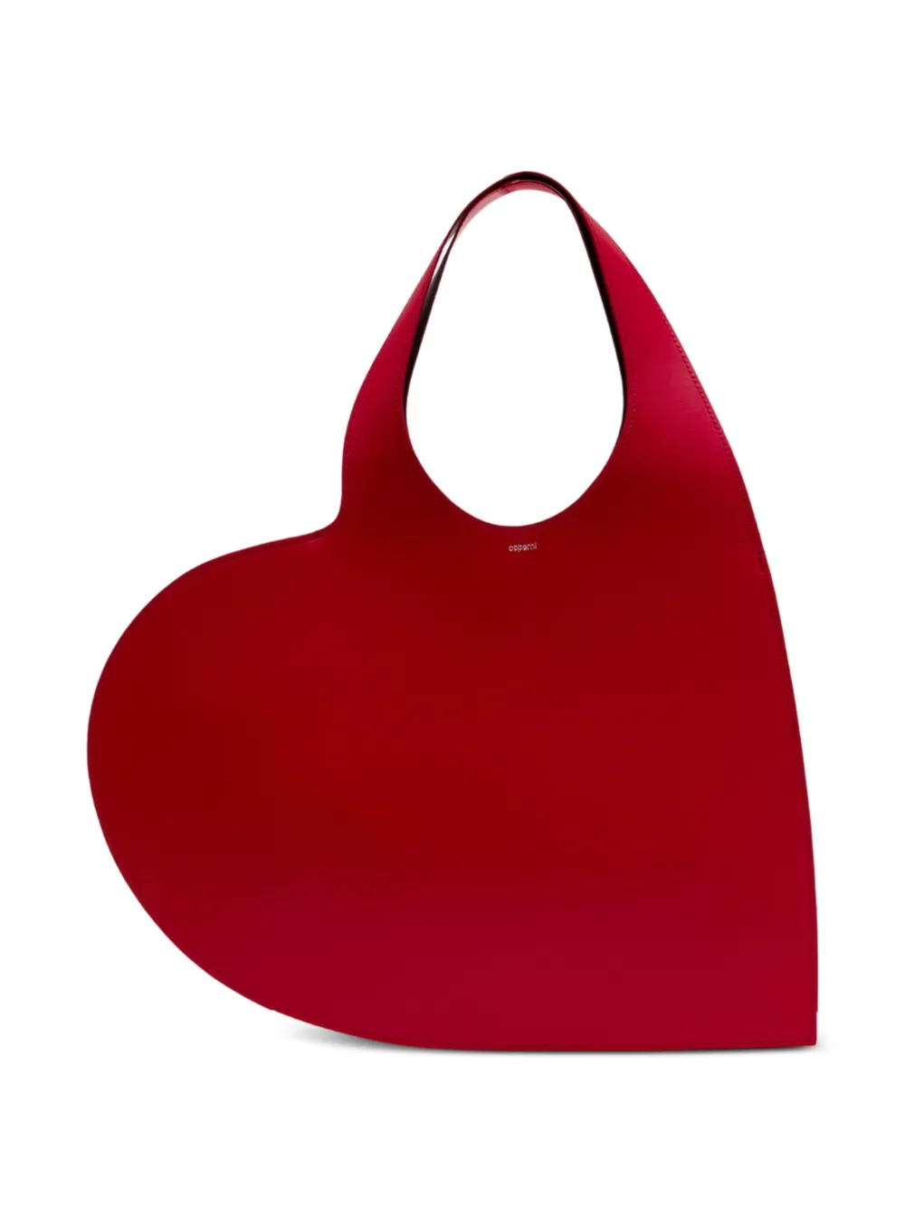 Coperni double heart tote bag - Rosso