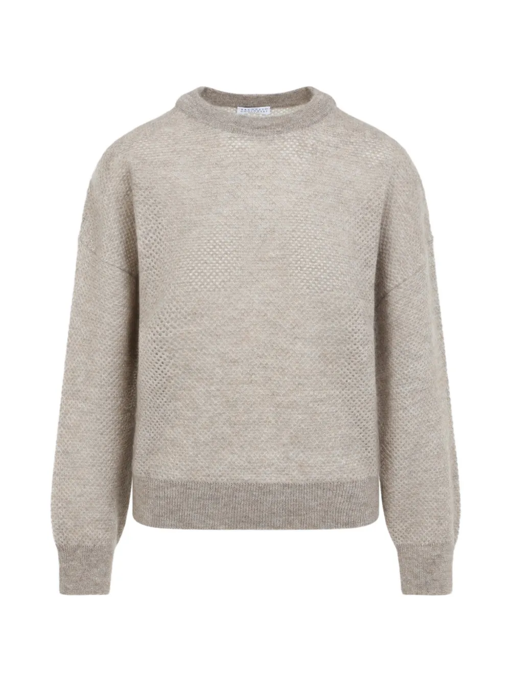 Brunello Cucinelli open-knit sweater - Toni neutri