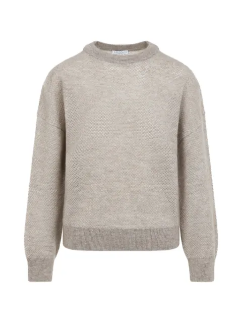 Brunello Cucinelli open-knit sweater