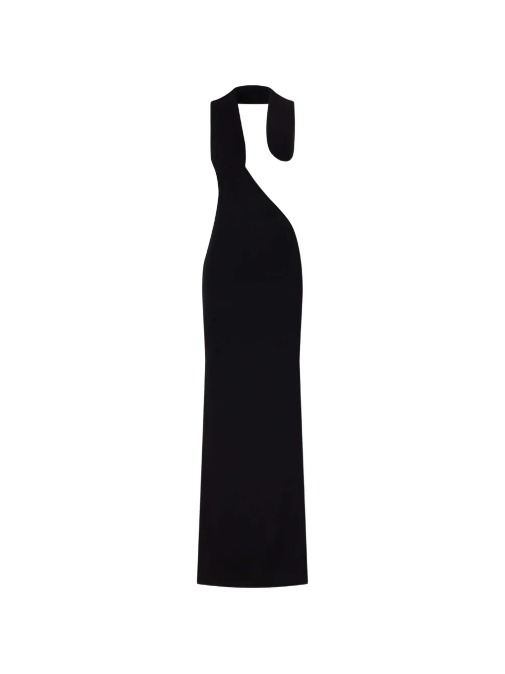 TOM FORD Impossible asymmetric backless dress - Nero