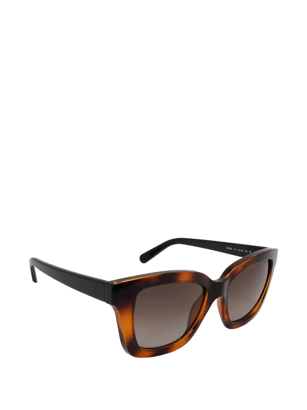 Ferragamo Zonnebril met vlinder montuur Bruin