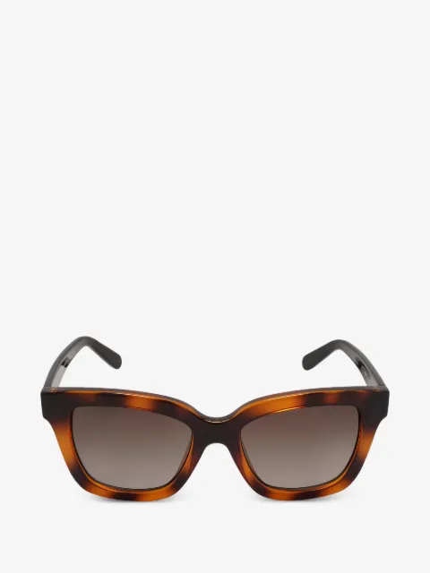 Ferragamo lentes de sol con armazón estilo mariposa