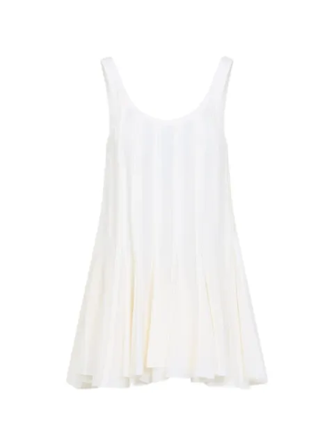 Carven pleated silk top