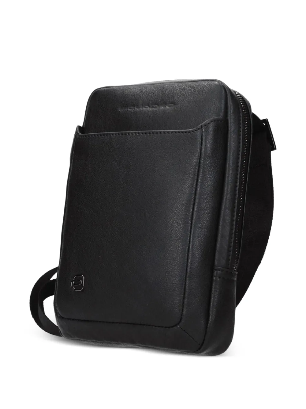 PIQUADRO Crossbodytas met logoplakkaat Zwart