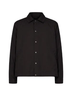 Jil Sander ジップポケット オーバーシャツ | ブラック | FARFETCH JP