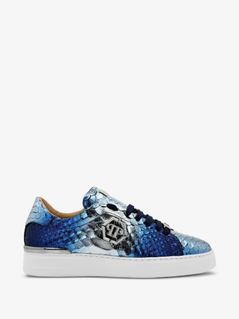 Philipp Plein python lo-top sneakers