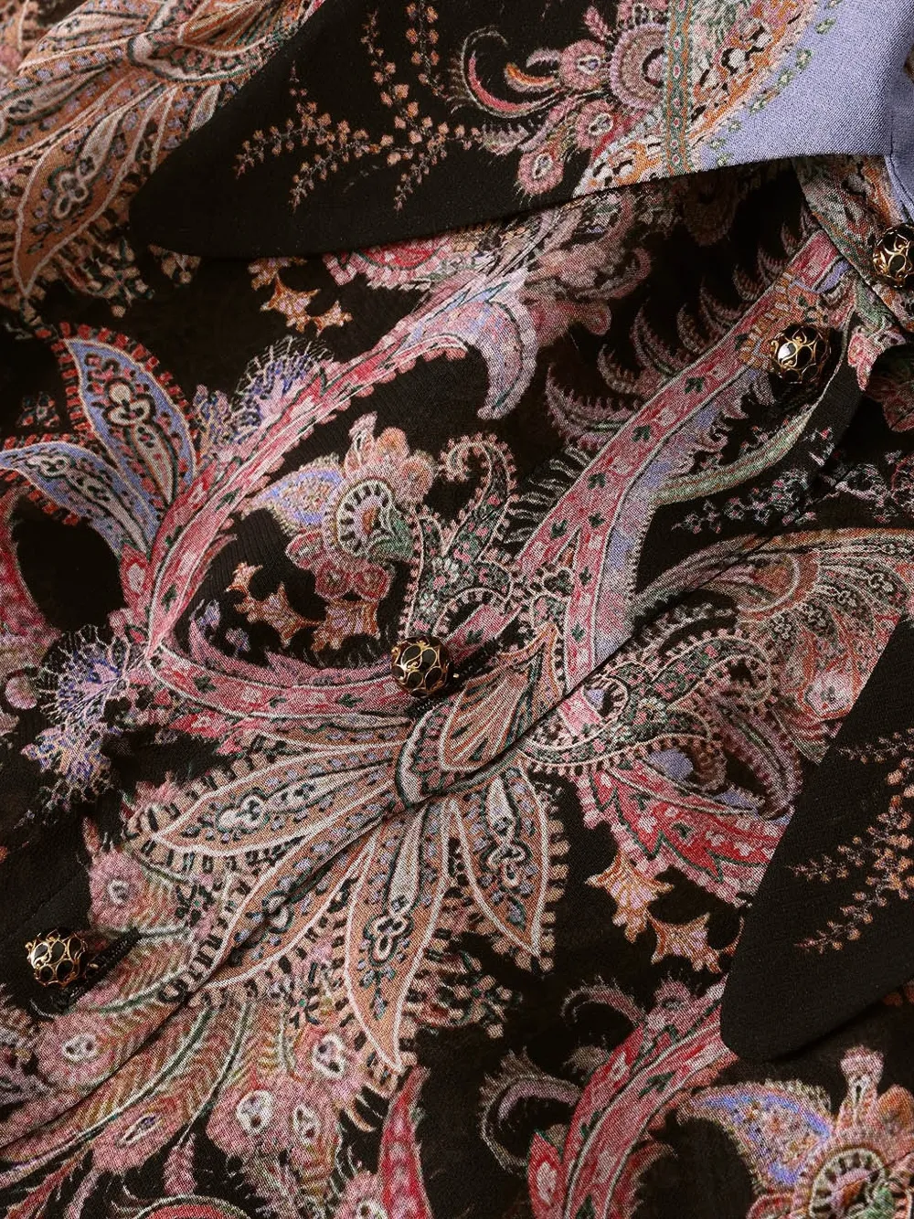 ZIMMERMANN Alchemy maxi-jurk met paisley-print en ceintuur Zwart