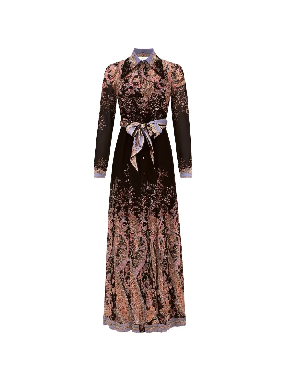 ZIMMERMANN Alchemy paisley-print belted maxi dress - Schwarz