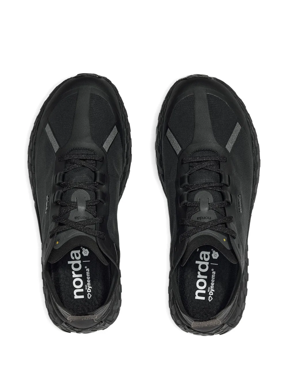 norda 001A reflective mesh sneakers Zwart