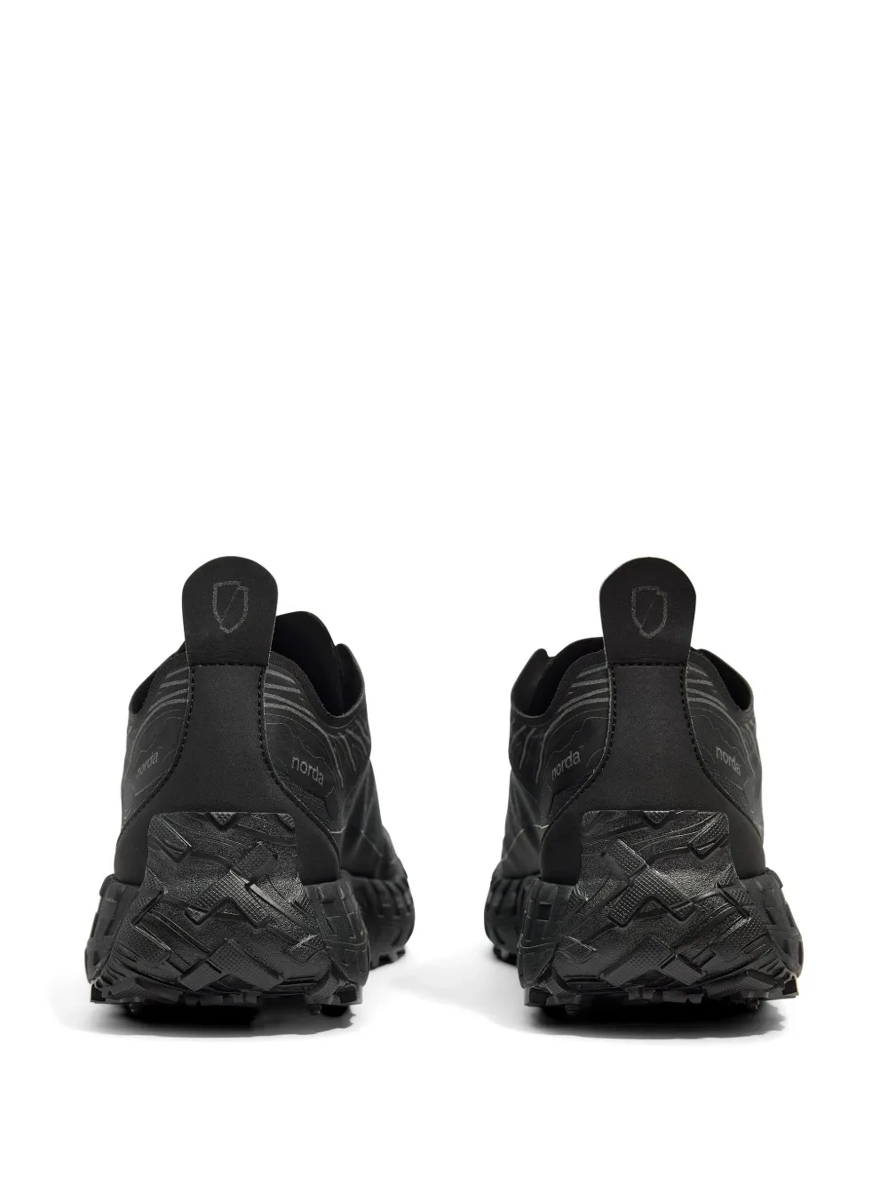 norda 001A reflective mesh sneakers Zwart