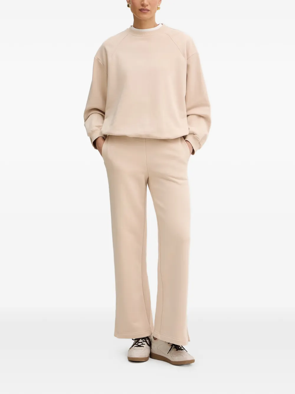 TWINSET Joggingbroek met trekkoord Beige