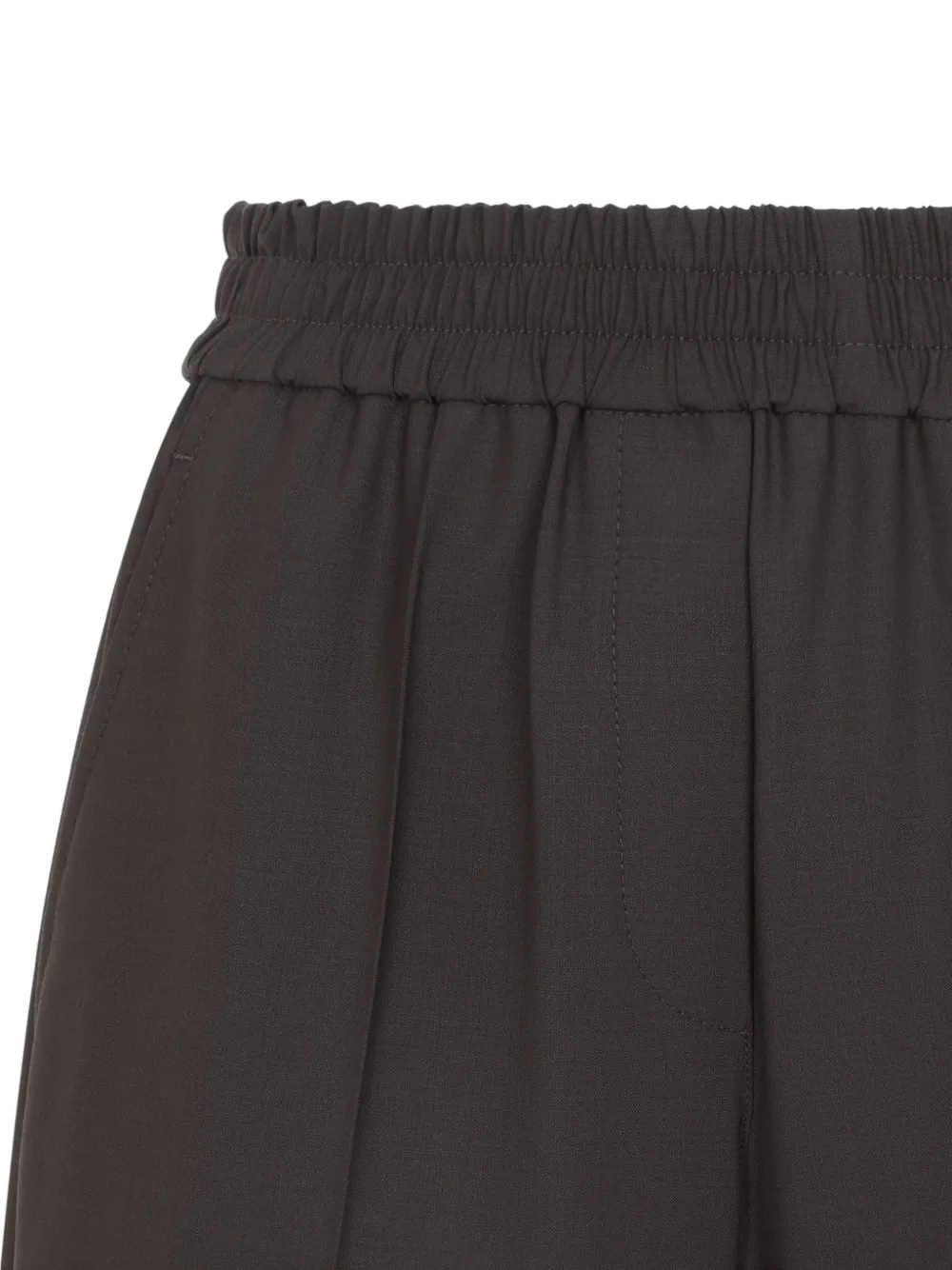 Brunello Cucinelli Broek met elastische taille Grijs