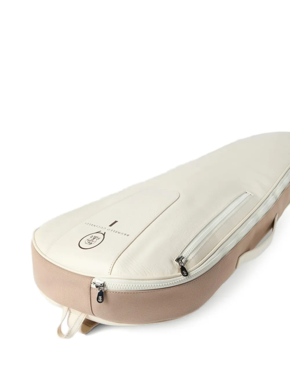 Brunello Cucinelli Rackethoes met logo-print Beige