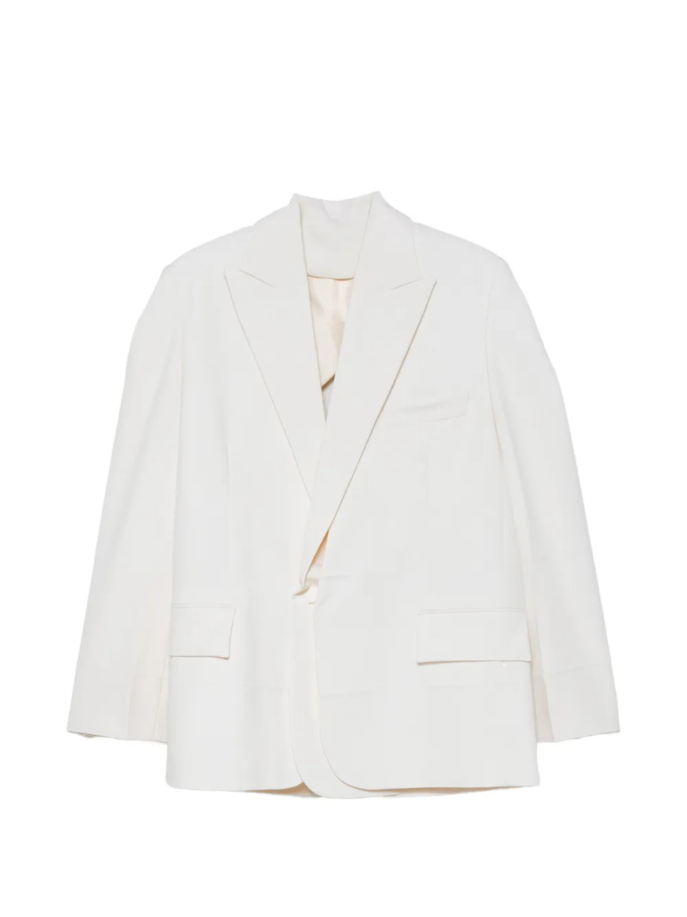 Victoria Beckham wool-blend blazer - Neutrals
